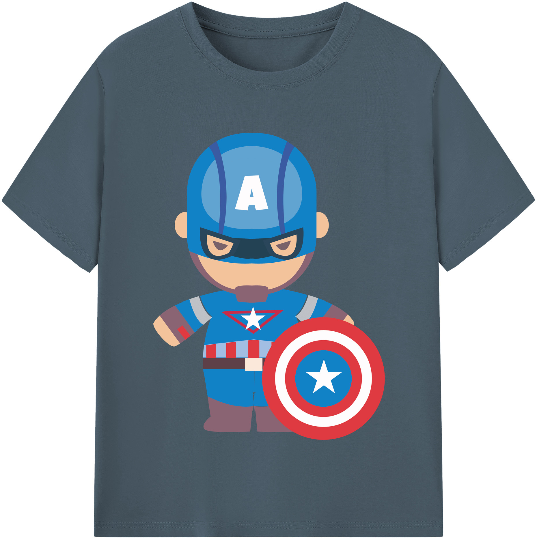 （画像用） アベンジャーズ The Avengers 綿100％半袖Tシャツ（フロントプリント）